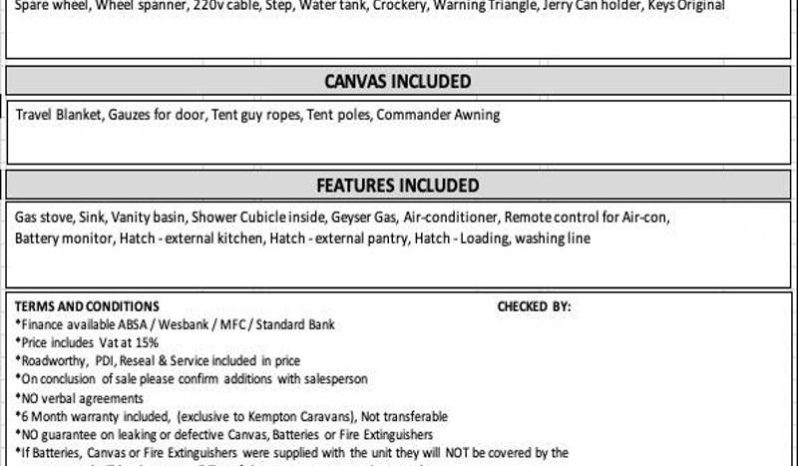 
								Caravan Tuff Cats Shumba Max Elite full									