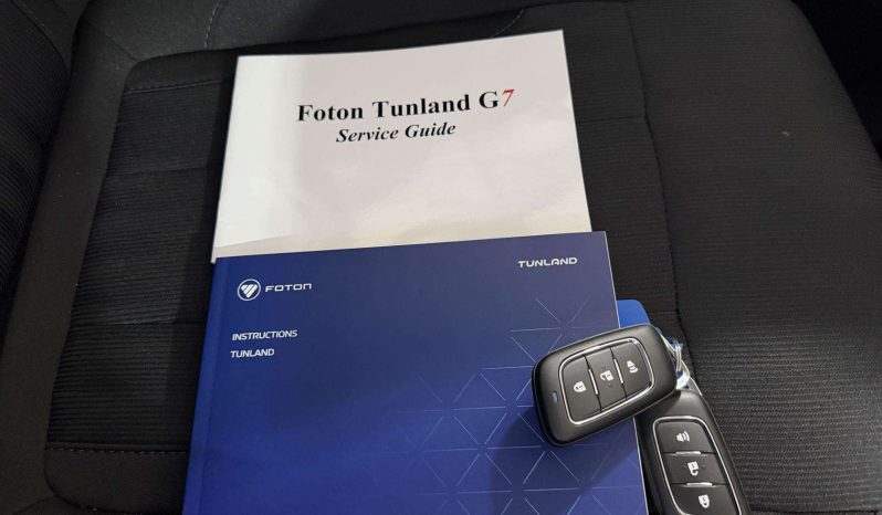 
								FOTON TUNLAND TUNLAND 2.0T G7 ELITE A/T P/U D/C full									
