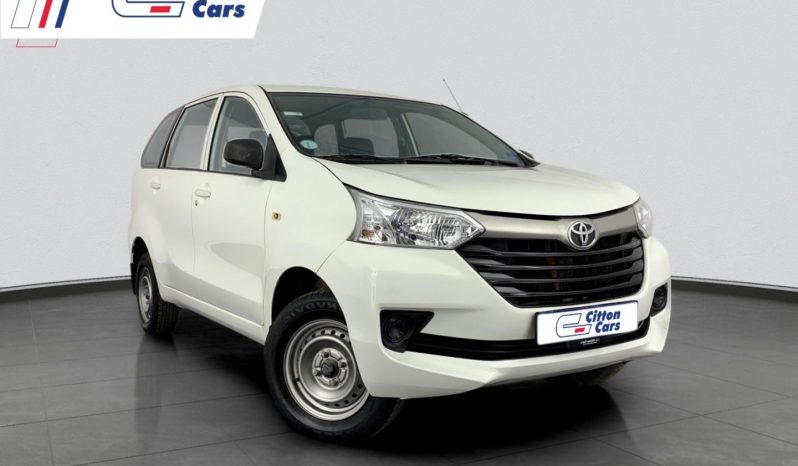 
								Toyota Avanza 1.3 S Panel Van full									