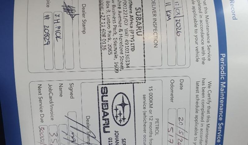 
								Subaru Outback 2.5I Field Cvt full									