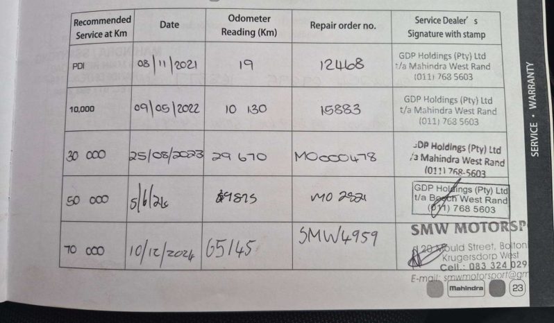 
								Mahindra SCORPIO / PIK UP PIK UP 2.2 mHAWK S6 P/U D/C full									