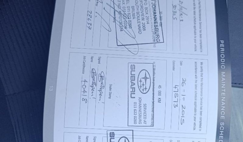 
								Subaru Forester 2.5 Xs full									