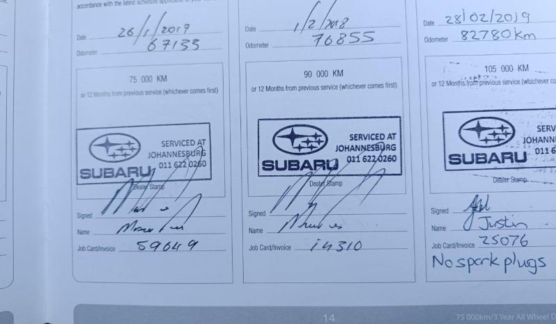 
								Subaru Forester 2.5 Xs full									